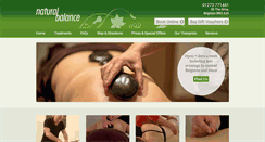 Desktop Screenshot of anaturalbalance.co.uk